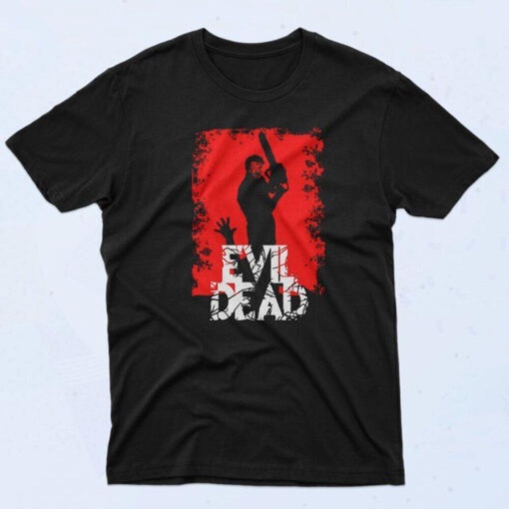 Evil Dead Ash Horror Movie 90S Retro Fan Gift Graphic Scary T Shirt 17